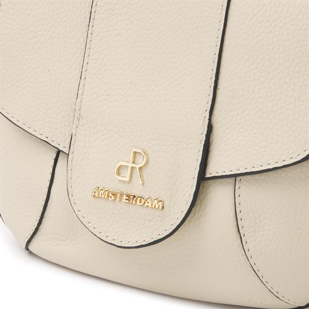 D.R. Amsterdam - Leather Crossbody Bag in Cream