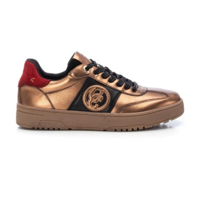 Carmela - Leather Wedge Trainer in Bronze 161957