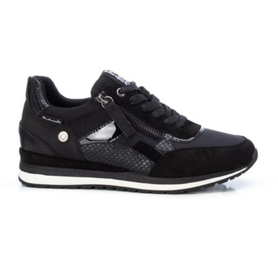 Refresh - Textile Trainer in Black 170159