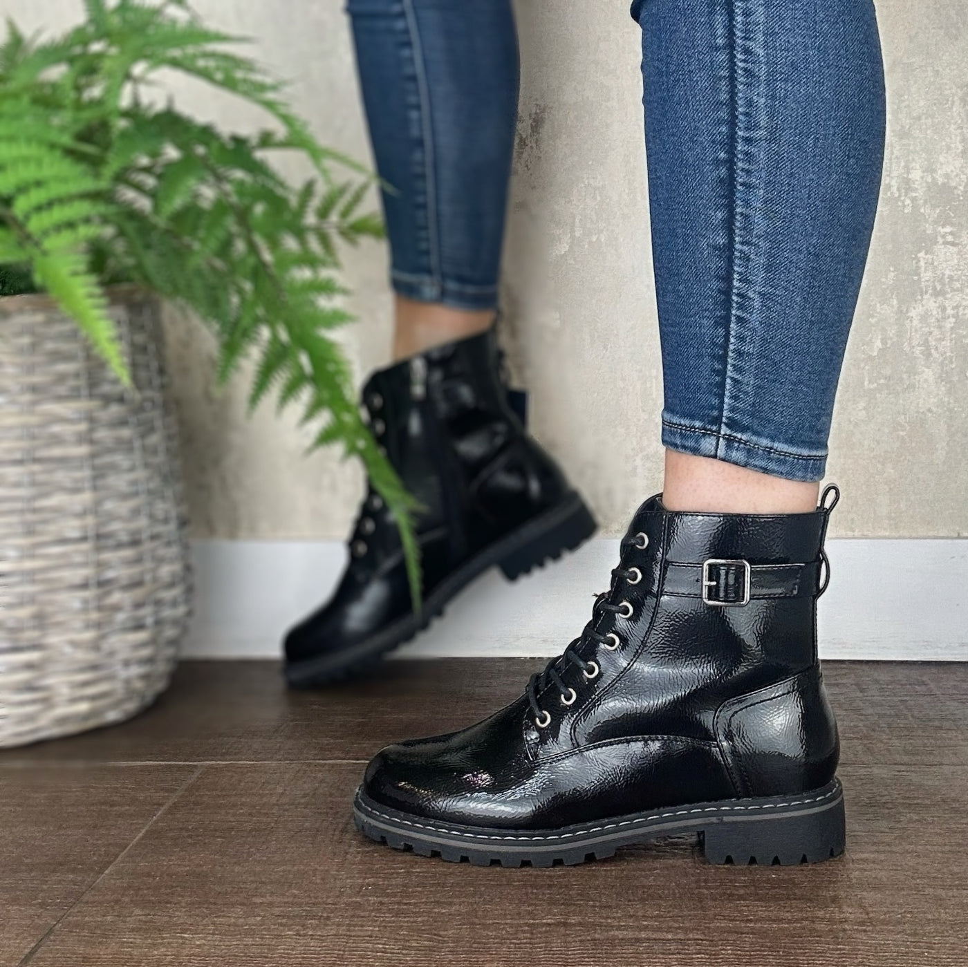 Lunar - Parlour Ankle Boot in Black