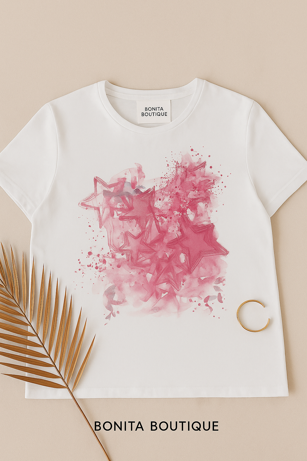 Indie T-Shirt with Abstract Print