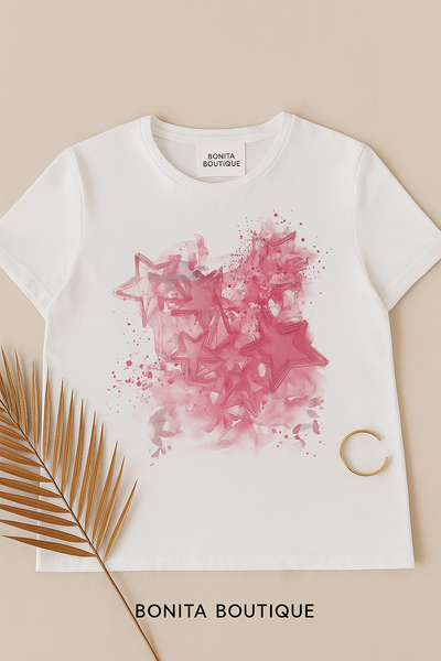 Indie T-Shirt with Abstract Print