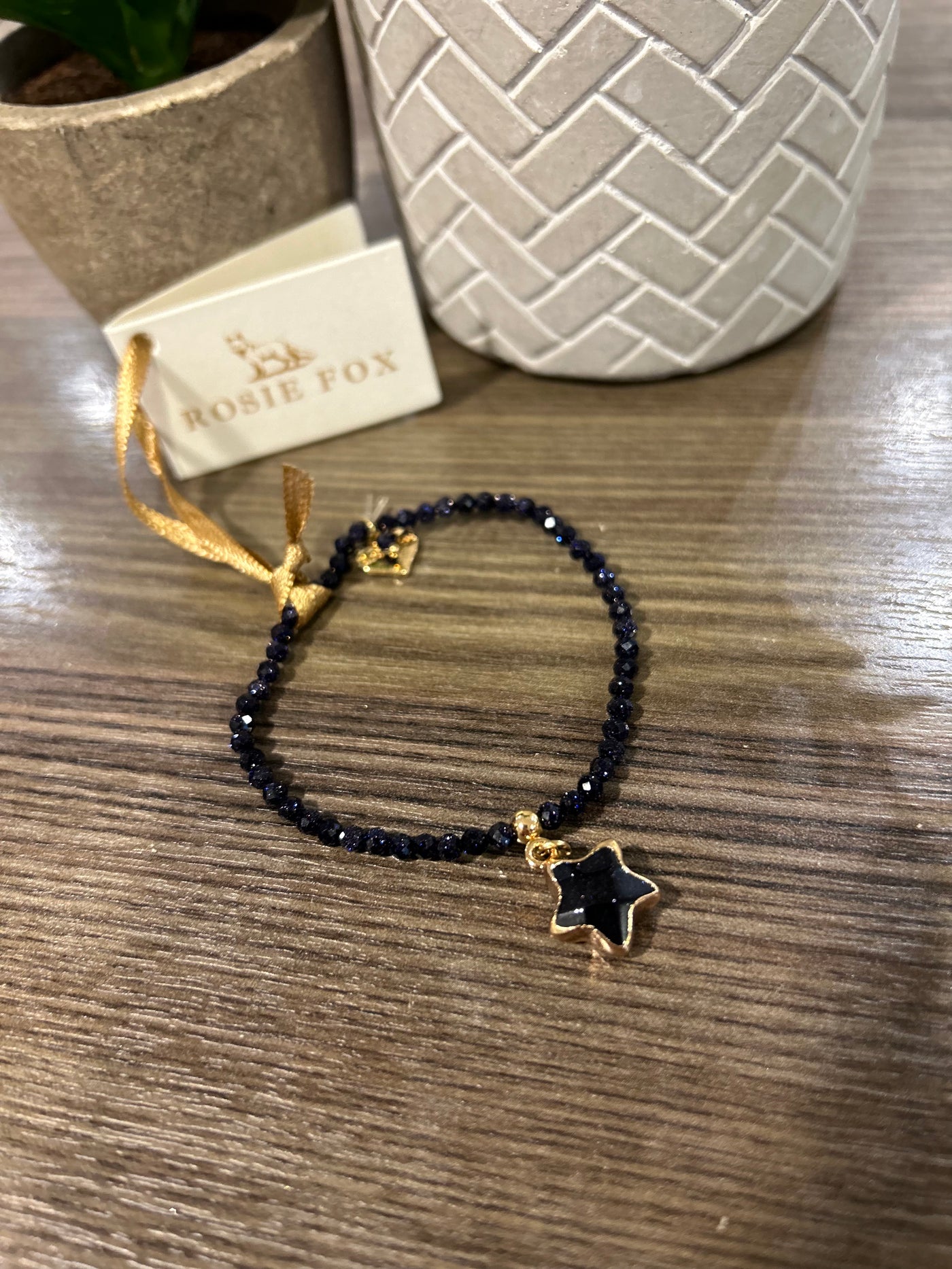 Rosie Fox Navy Star Bracelet