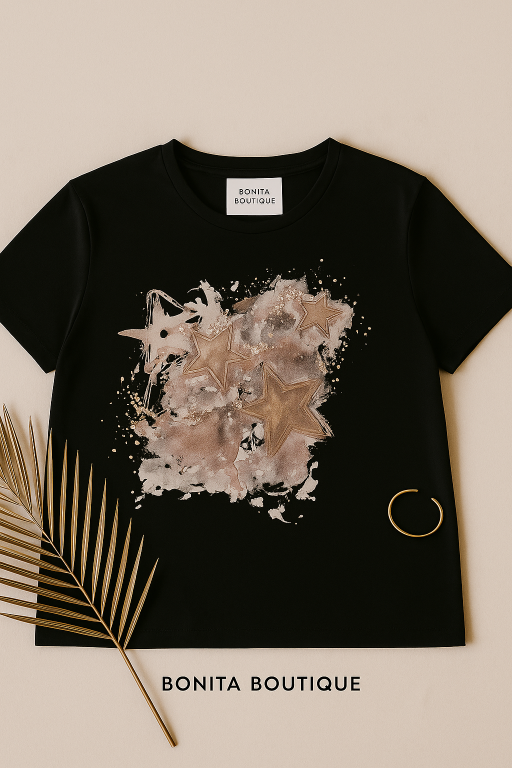 Indie T-Shirt with Abstract Print