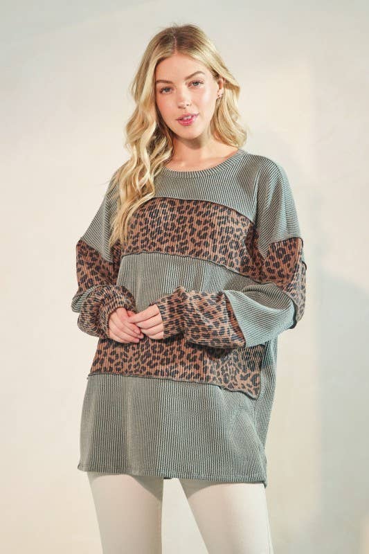 The Fia Jumper in Olive Vintage