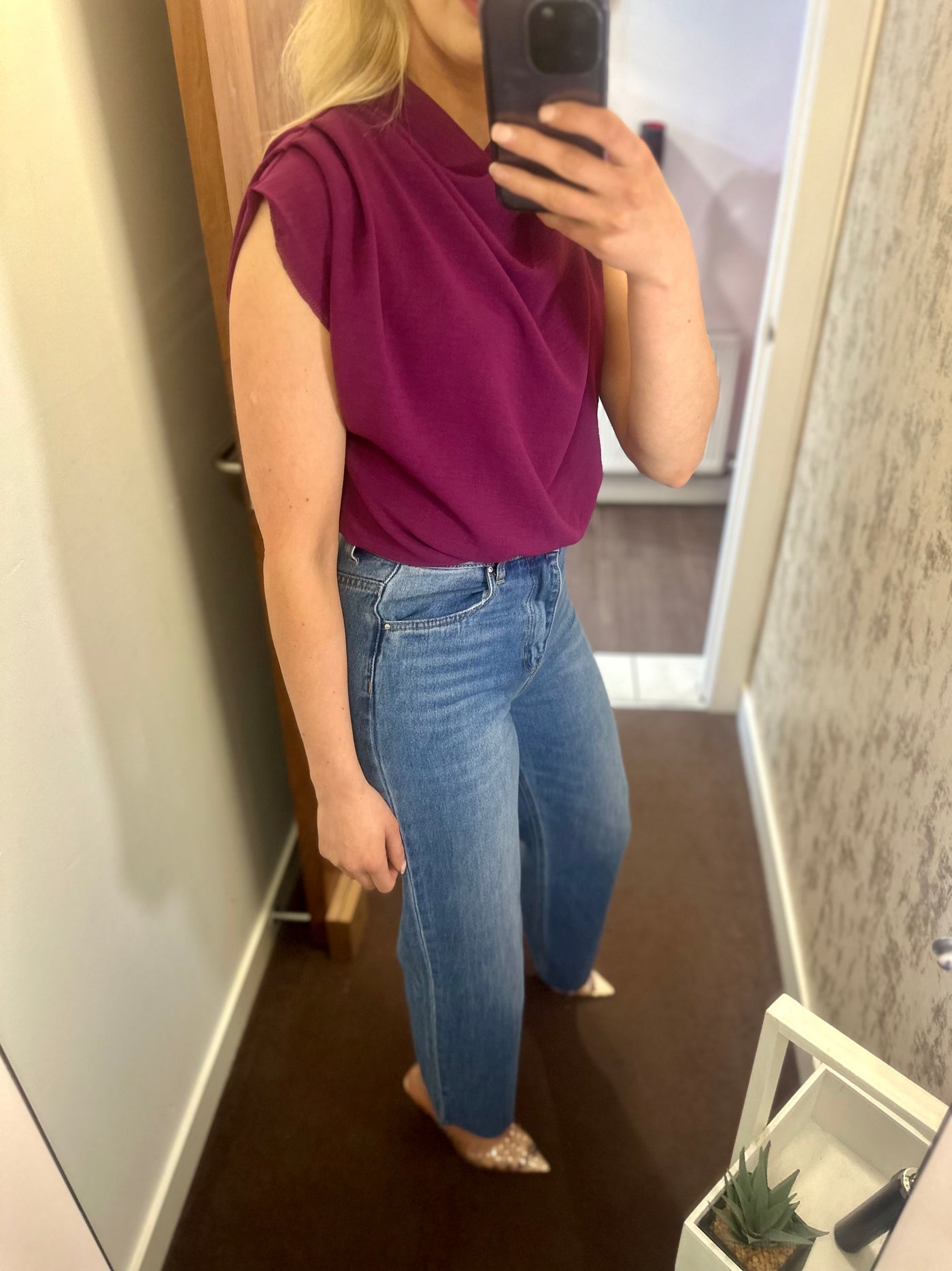 Emilia Top in Damson