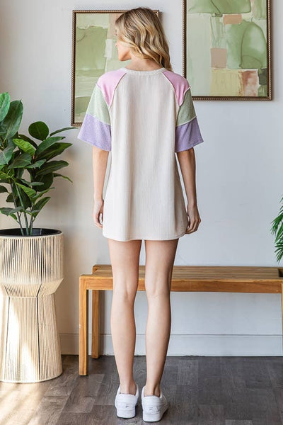 The Halle T-Shirt in Oatmeal