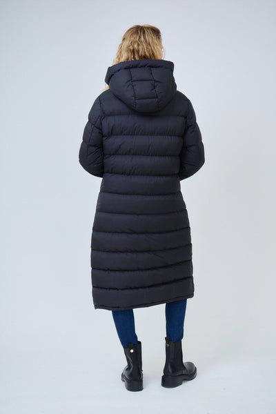 Farah Puffer Coat in Black