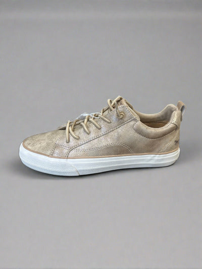 Mustang - Gold/Cream Lace Slip on Chunky Trainer