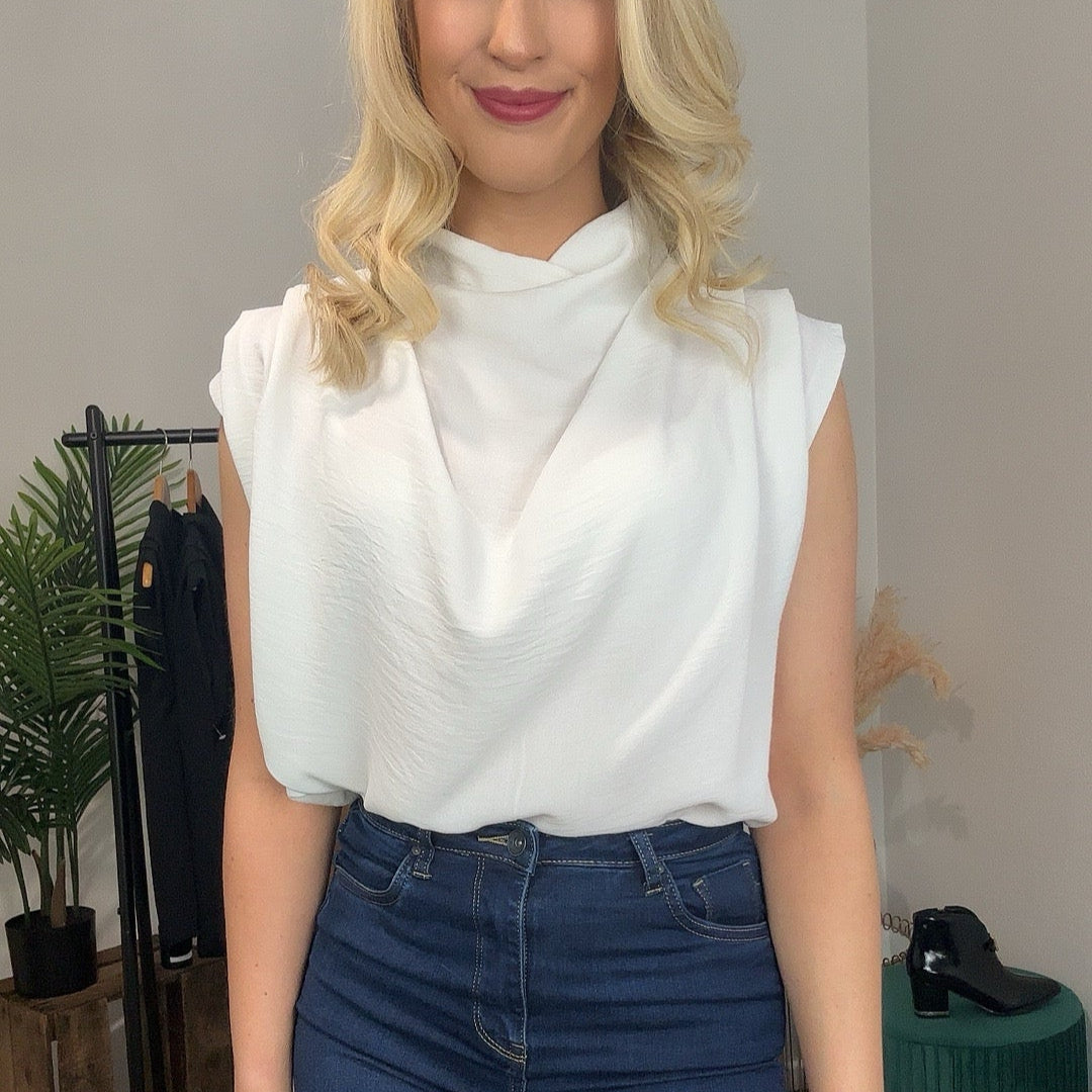 *Best Selling* Emilia Top in White