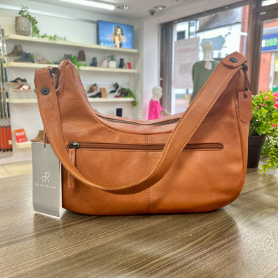 dR Amsterdam Bag in Camel Leather