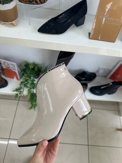 Kate Appleby – “Bethesda” Ankle Boot in Almond Putty