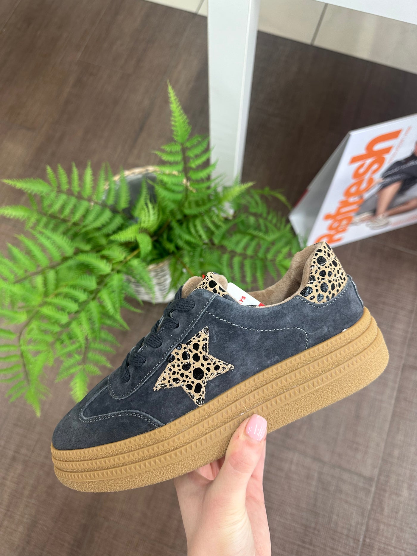 Drilleys – Forty Two Trainer in Thunder Cheetah