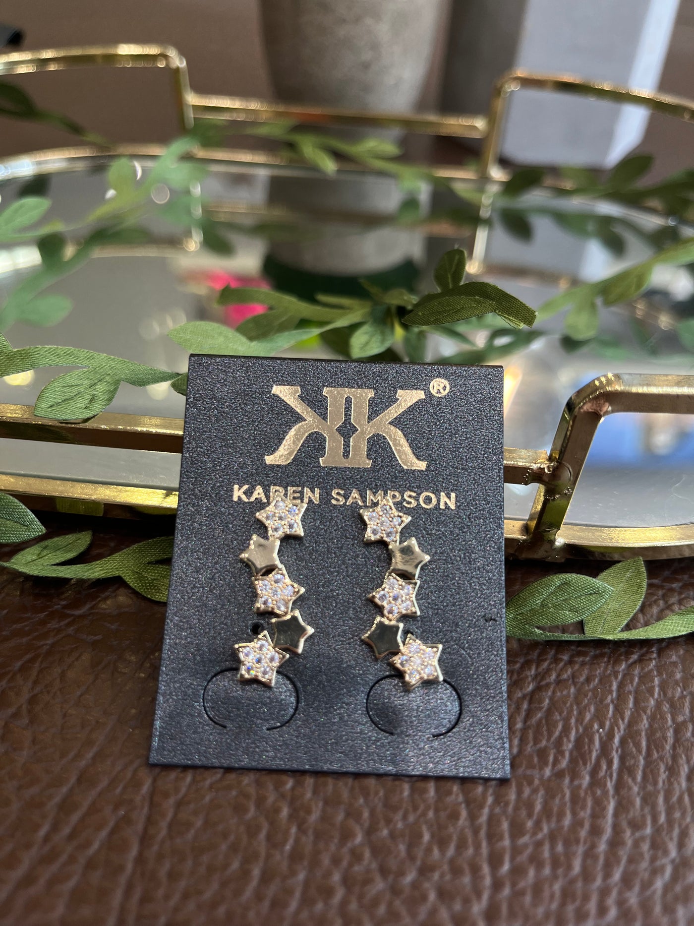 Karen Sampson Gold Starstruck Earring