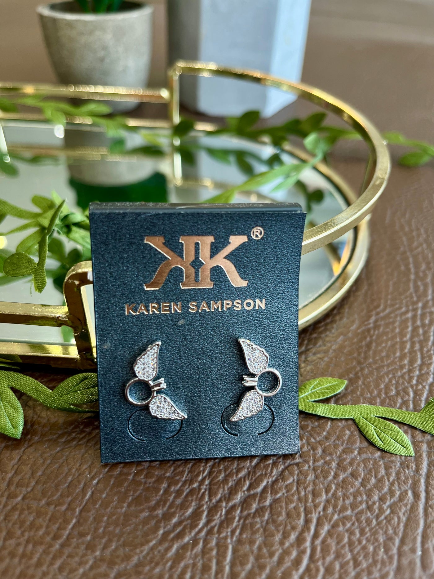 Karen Sampson Silver Wing Earring