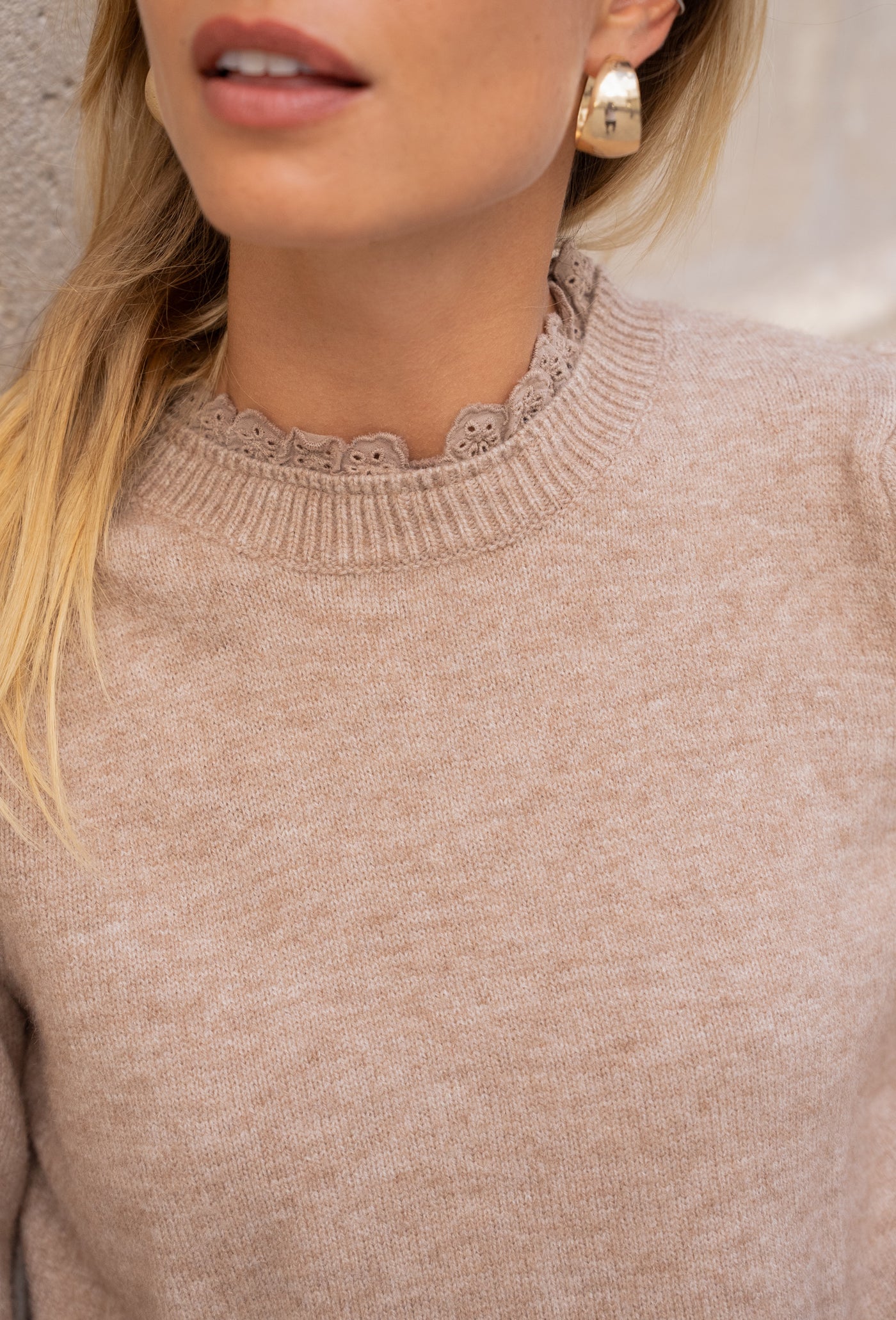 The Daphne Jumper in Taupe