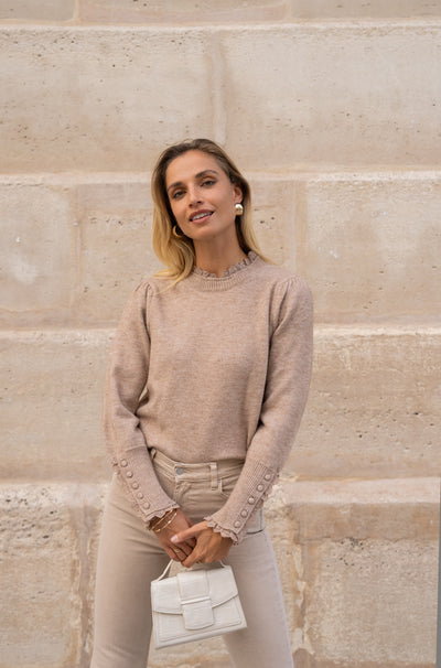 The Daphne Jumper in Taupe