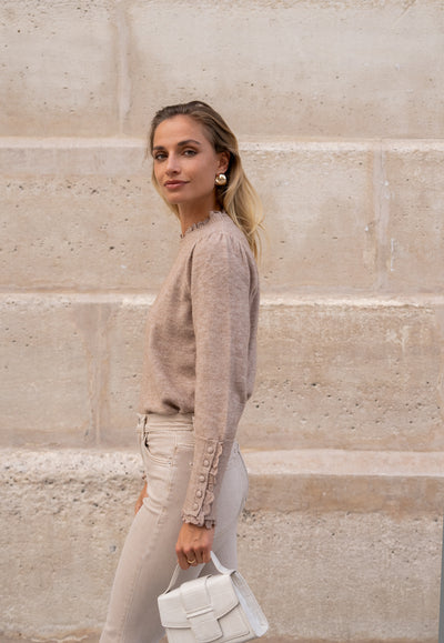 The Daphne Jumper in Taupe