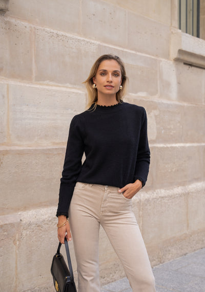 The Daphne Jumper in Black