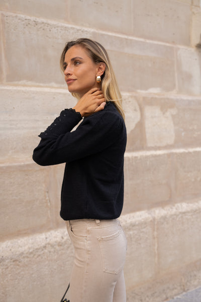 The Daphne Jumper in Black