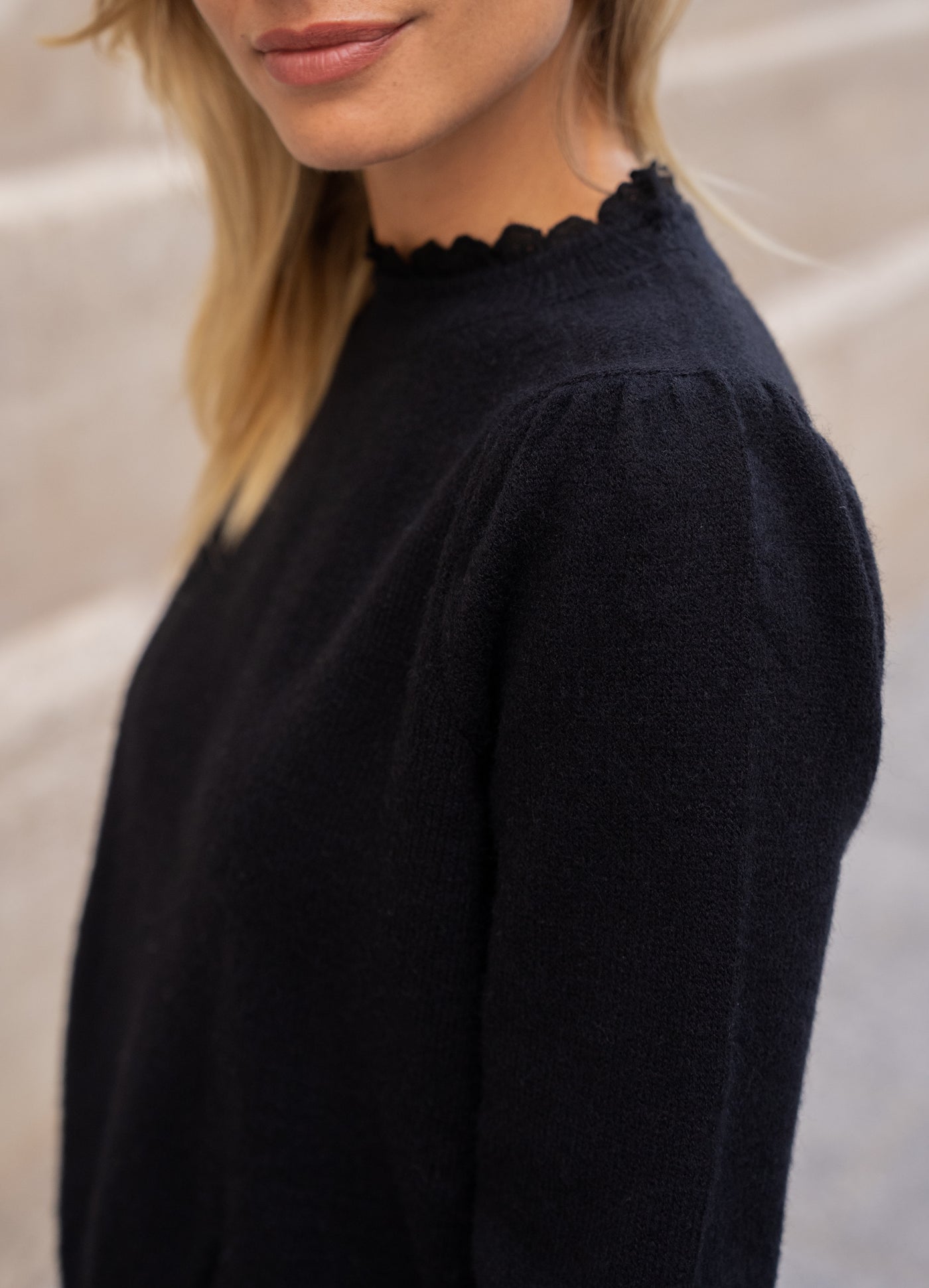 The Daphne Jumper in Black