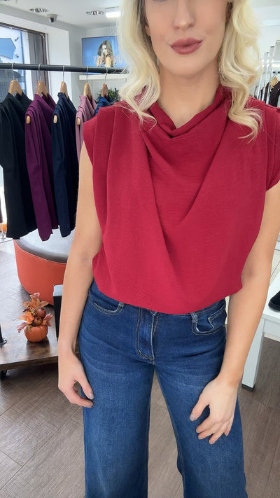 Emilia Drape Top