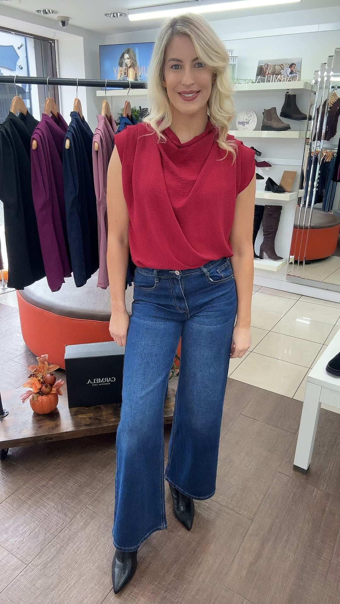 Emilia Drape Top