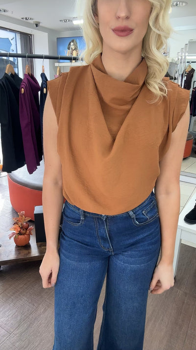 Emilia Drape Top