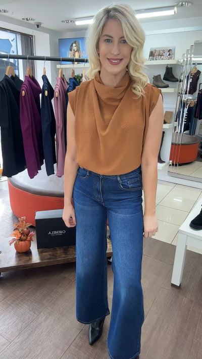Emilia Drape Top