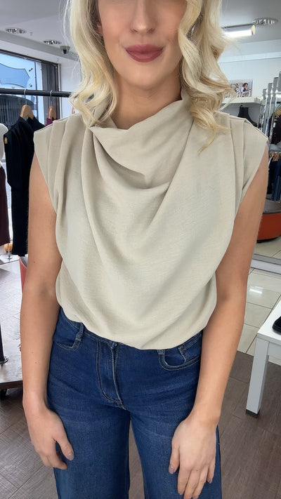 Emilia Drape Top