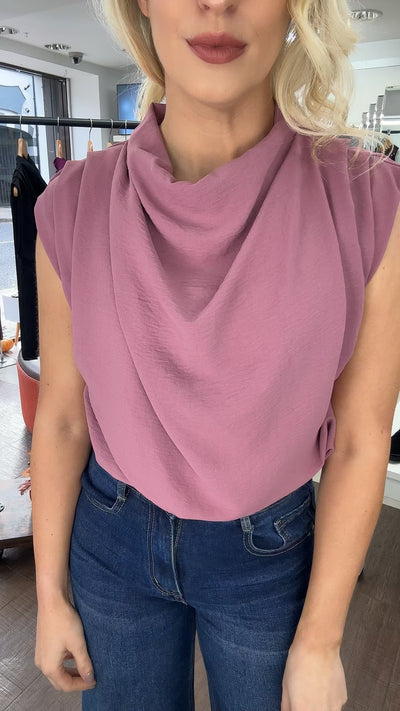 Emilia Drape Top