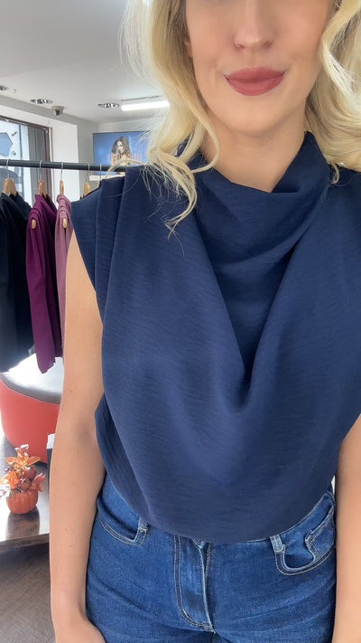 Emilia Drape Top