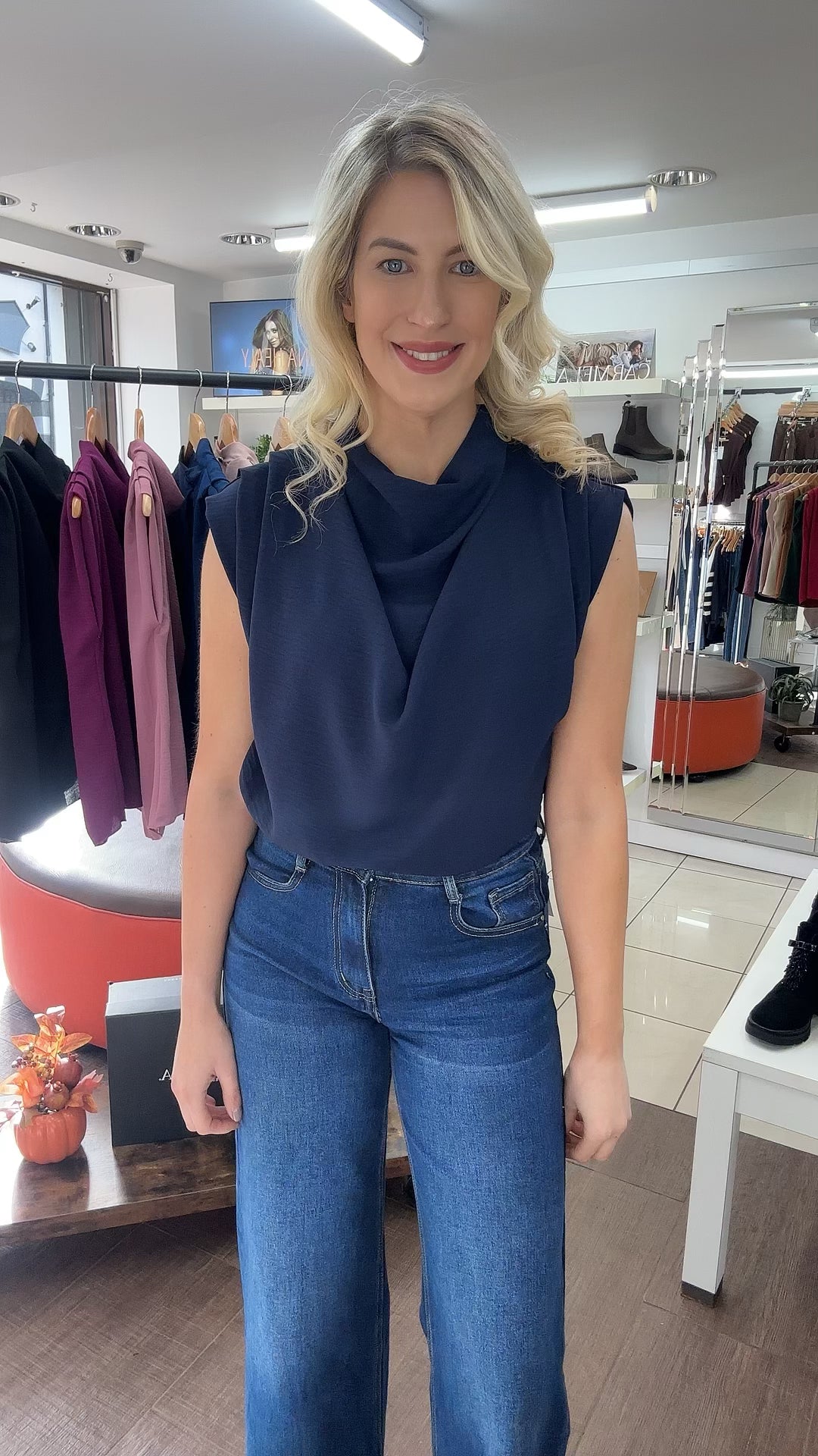 Emilia Drape Top