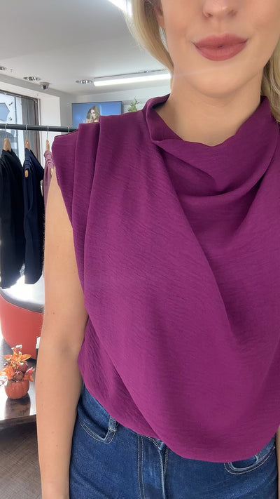 Emilia Drape Top