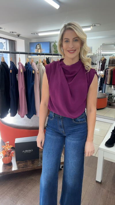 Emilia Drape Top