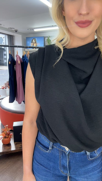 Emilia Drape Top