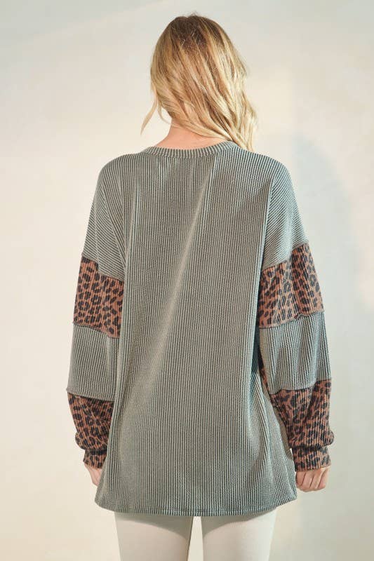 The Fia Jumper in Olive Vintage