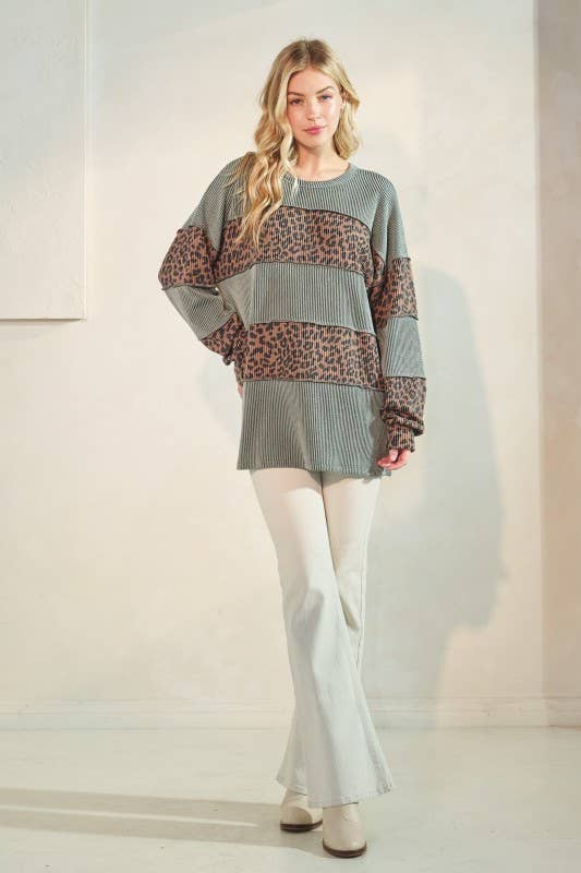 The Fia Jumper in Olive Vintage