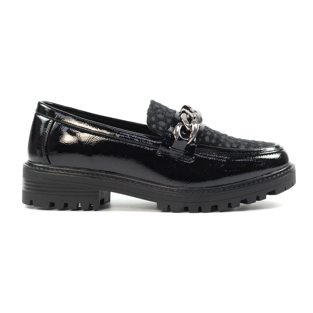 Lunar Checo Black Loafer