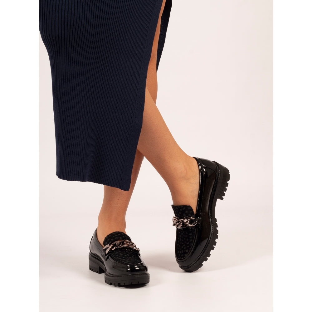 Lunar Checo Black Loafer
