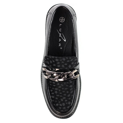Lunar Checo Black Loafer
