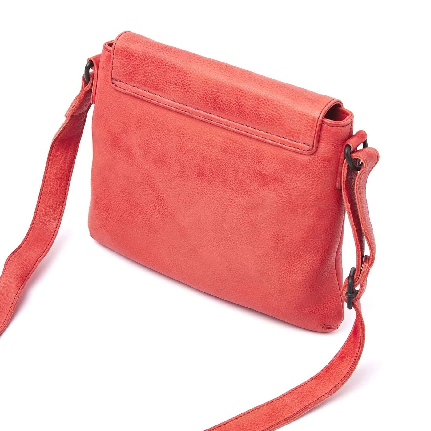 D.R. Amsterdam - Leather Crossbody Bag in Red