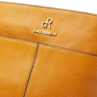 D.R. Amsterdam - Leather Crossbody Bag in Mustard