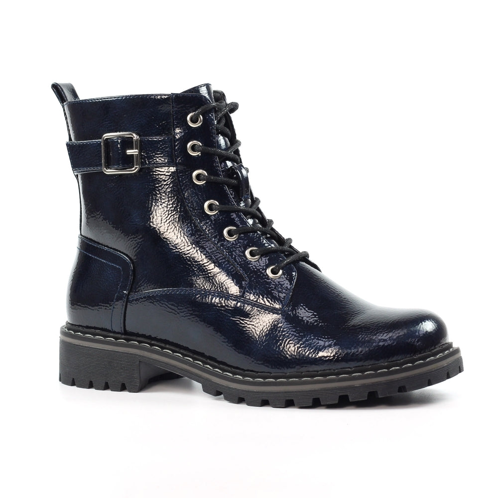 Lunar - Parlour Ankle Boot in Navy