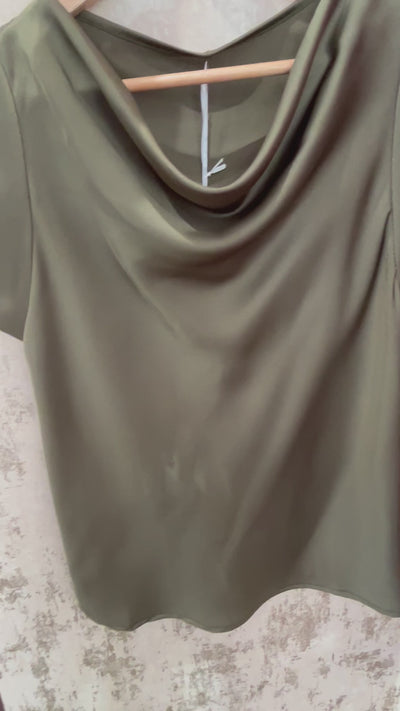 Drape Neck Top