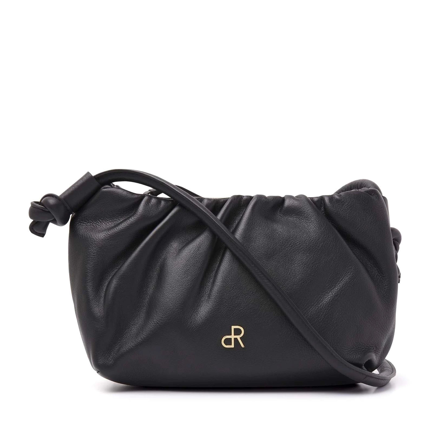 D.R. Amsterdam - Leather Crossbody Bag in Black