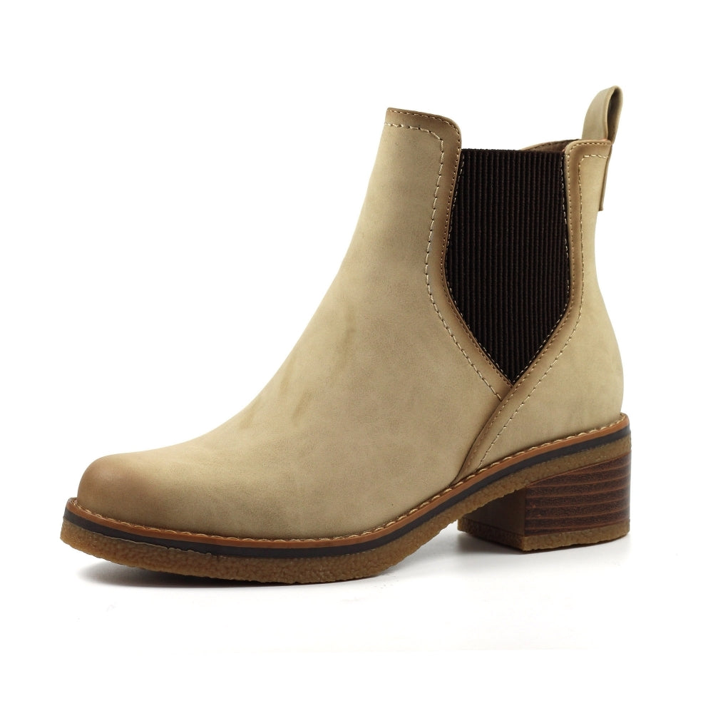 Lunar - Tonia Ankle Boot in Stone